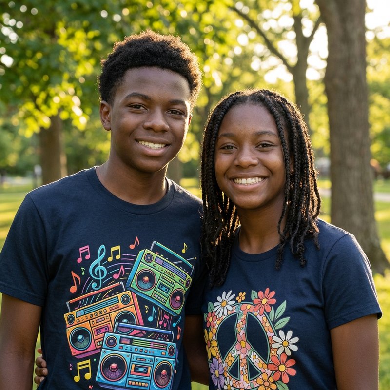 YOUTH PRINTED TEES (SINGLE SIDED)